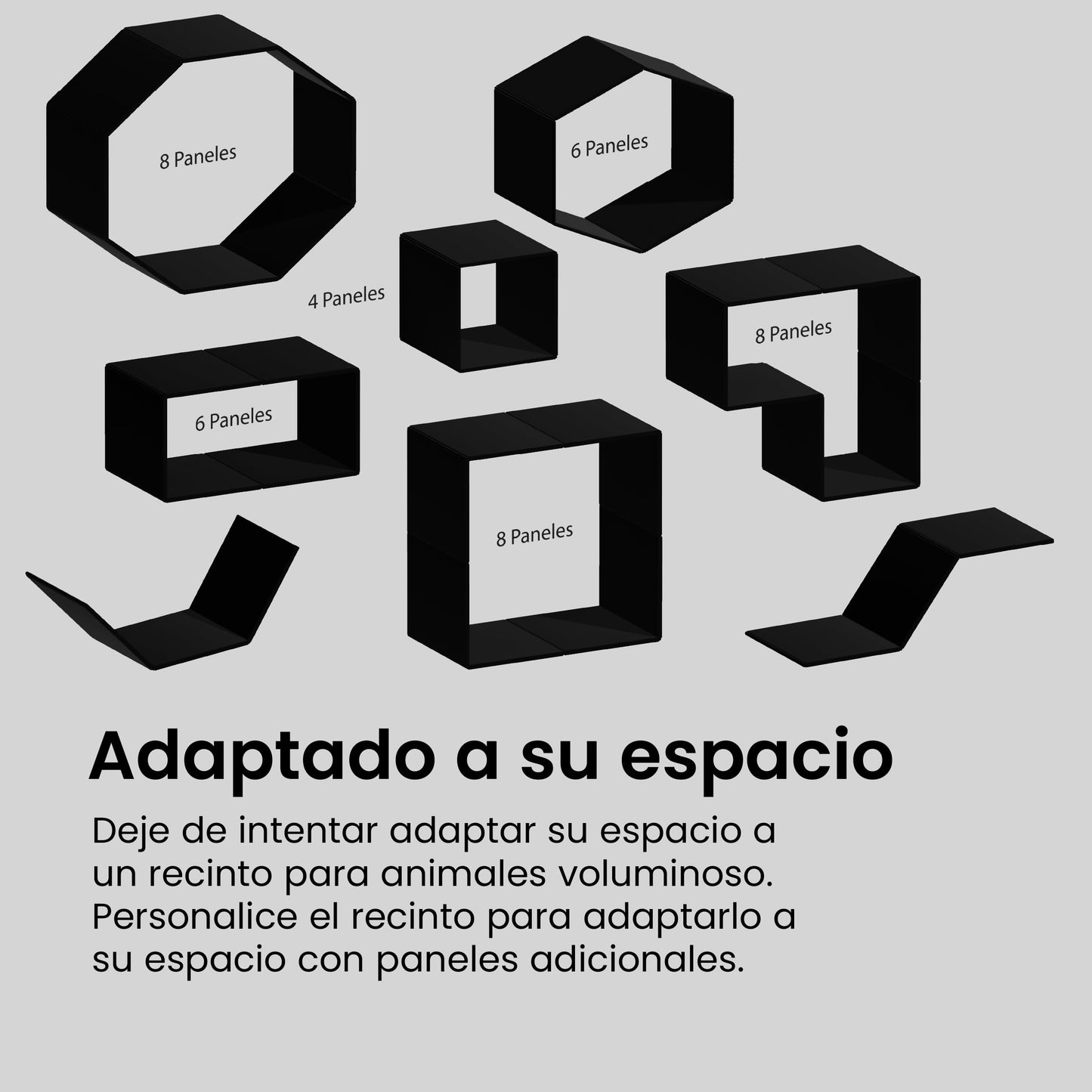 Iris Ohyama Parque para Perros con 8 Paneles, H90cm, Blanco, Puerta Cerradura, Jaula Gatos, Vallas, Corralito, para para Interiores, Exteriores, Conejo, Cercado, Corral Perro, Mascotas, CI-908