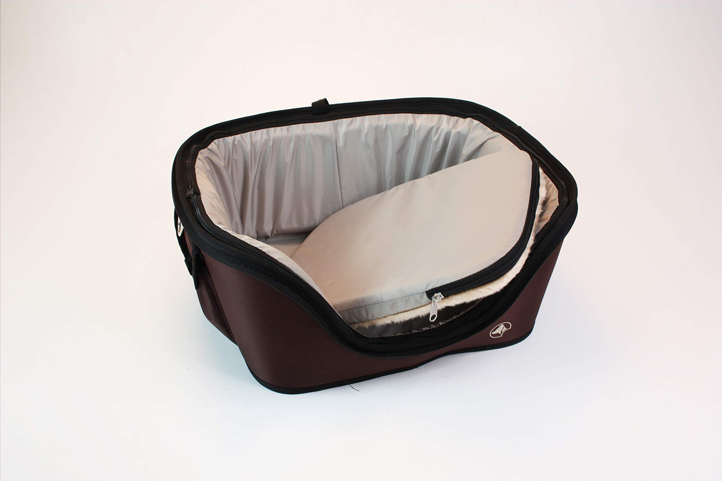 Croci Fast & Easy 2 In 1 - Transportín Para Gatos Y Perros Pequeños 49X40X35 Cm (Max 15 Kg) - Bolsa Transportín Para Perros, Gatos O Conejos Con Correa Para El Hombro, Mochila Para Mascotas (Talla M)