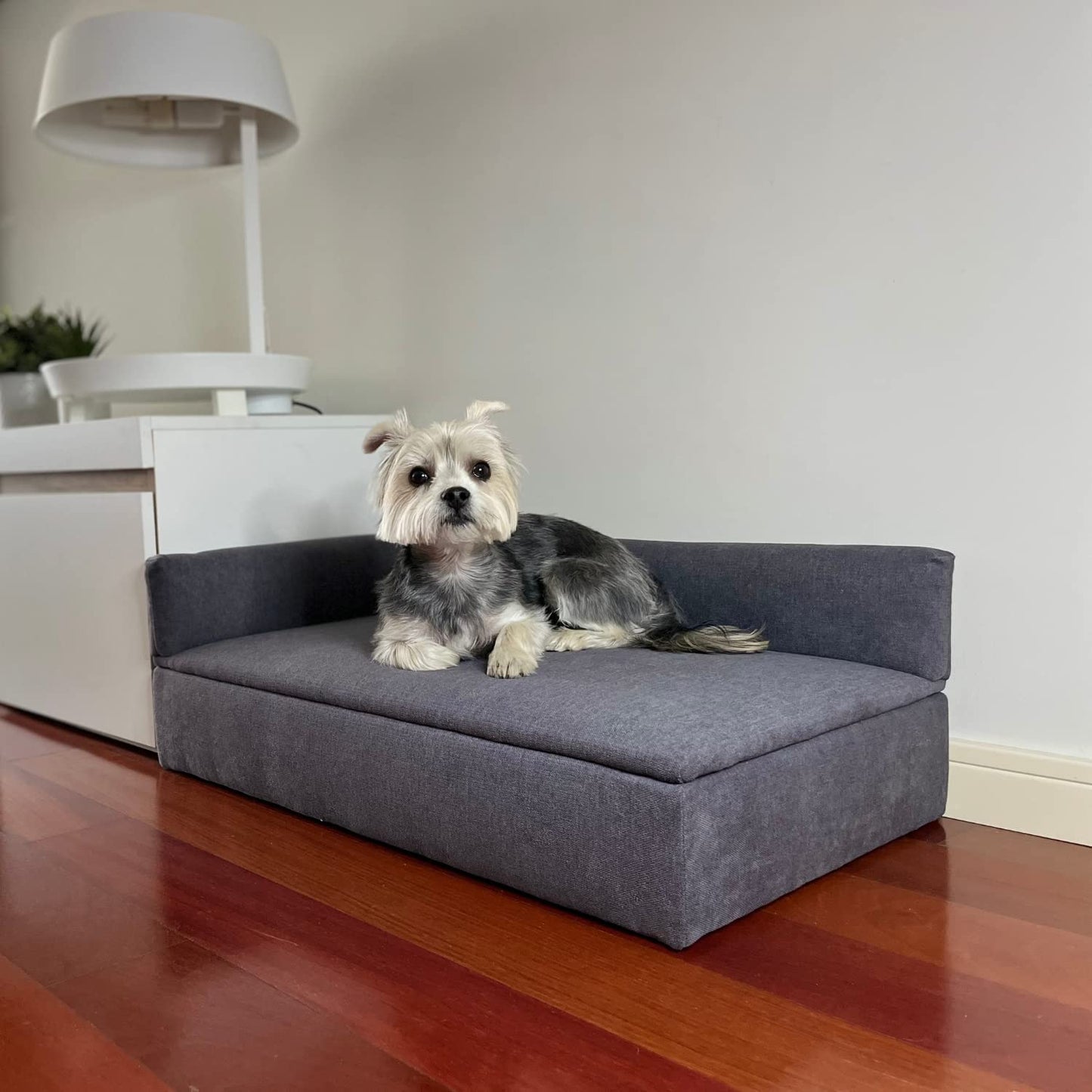 Skraut Home - Sofá Cama con Canapé Duque para Mascotas | Perros y Gatos | Tejido Especial para Pelo y Resistente | Respaldo Cómodo y Base Acolchada | 71 x 42 x 24 cm | Perros Pequeños o Medianos